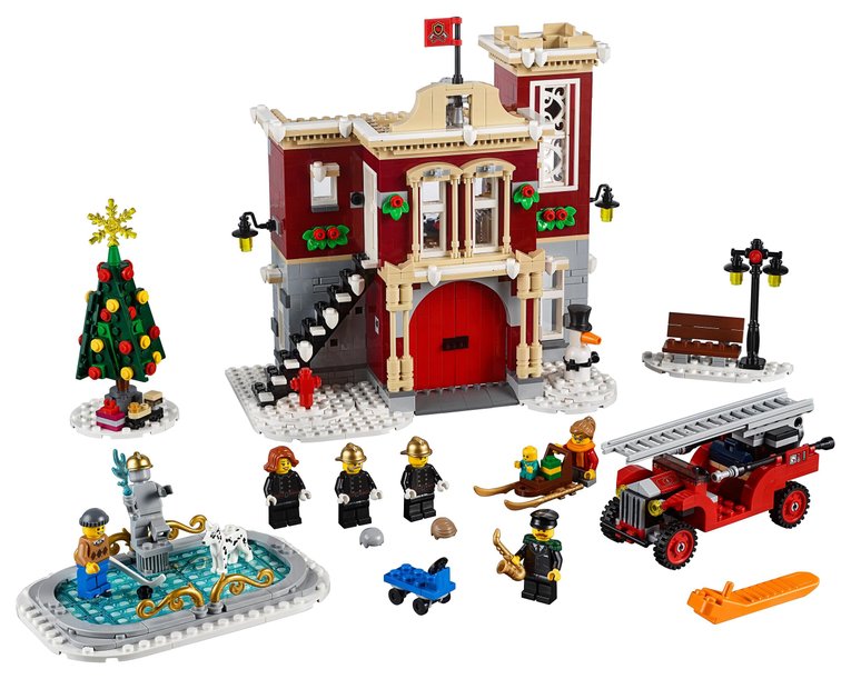 Winter Village Fire Station