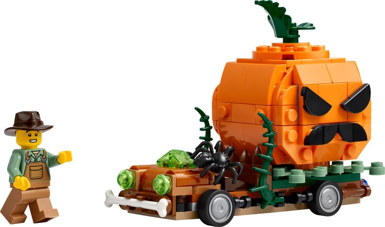 Jack-o'-Lantern Pickup Truck