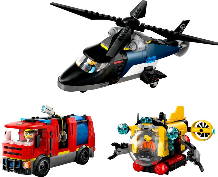 Helicopter, Fire Truck & Submarine Remix